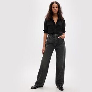 Gap Big Shirt Utility Black Size Medium